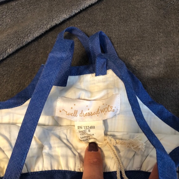 Well Dressed Wolf Yellow Plaid Tunic Set nib 8 - Picture 2 of 3